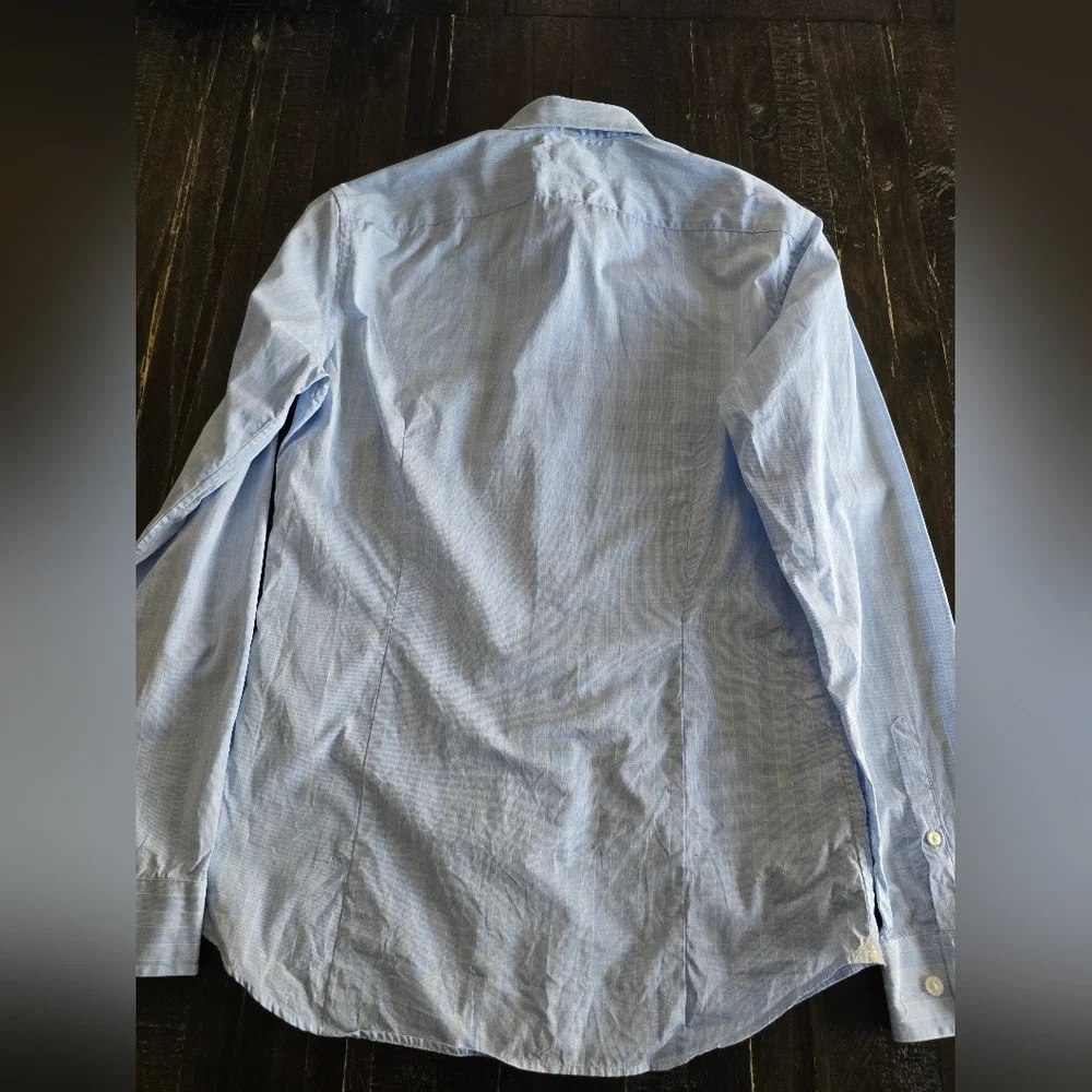 Banana Republic Men’s Blue Slim Fit Dress Shirt 100% Cotton Size S